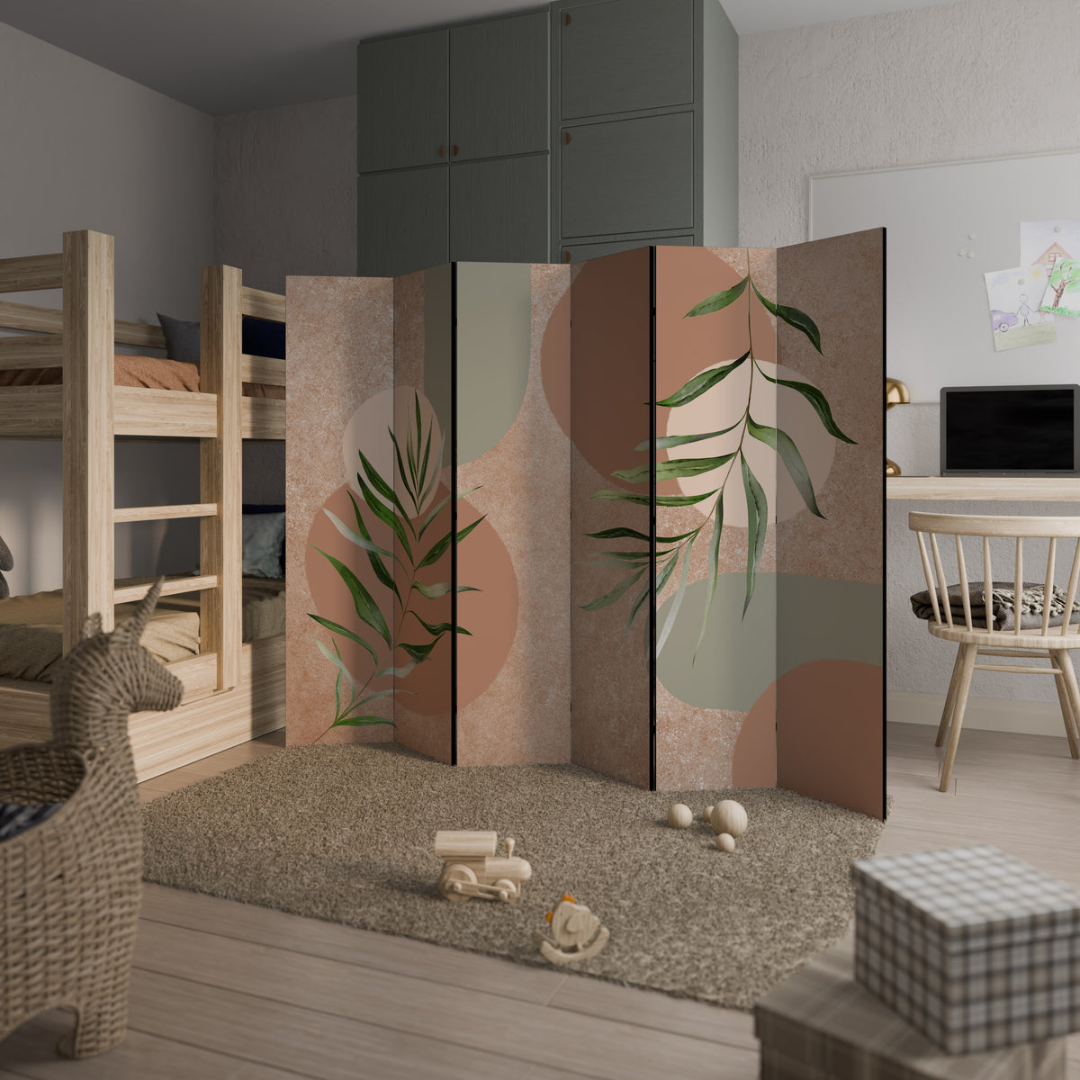 SENSUAL NATURE'S TAPESTRY 6-Panel Room Divider