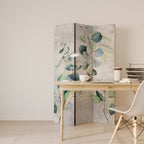 PEACEFUL SPRIGS 3-Panel Room Divider