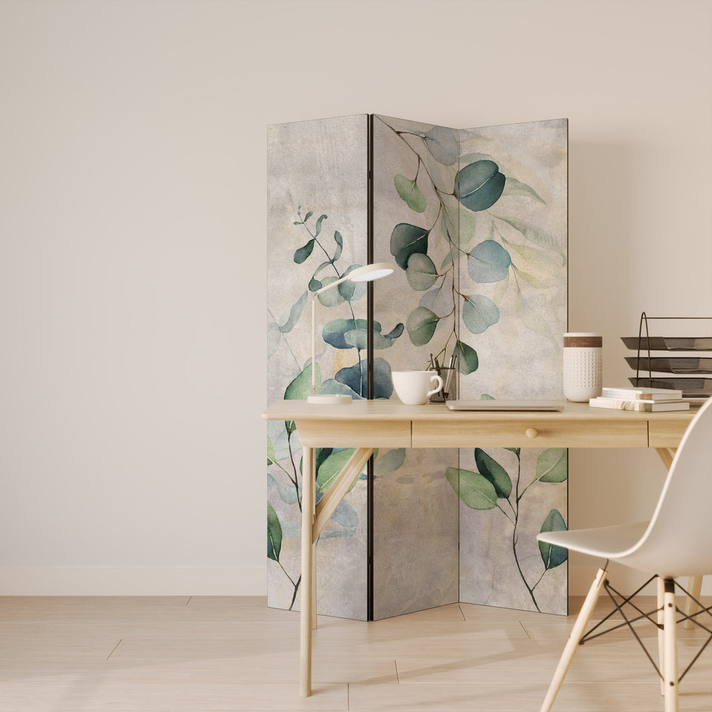 PEACEFUL SPRIGS Decorative 3-Panel Room Divider