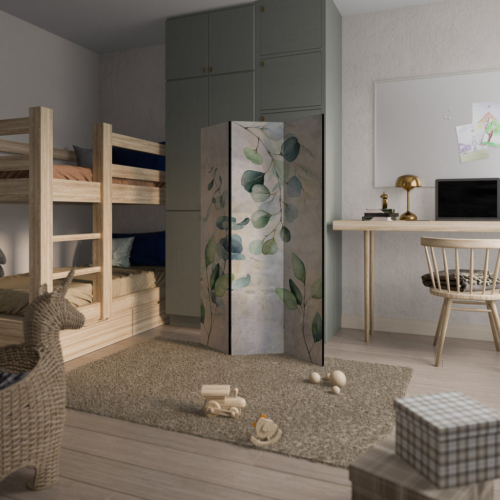 PEACEFUL SPRIGS Decorative 3-Panel Room Divider