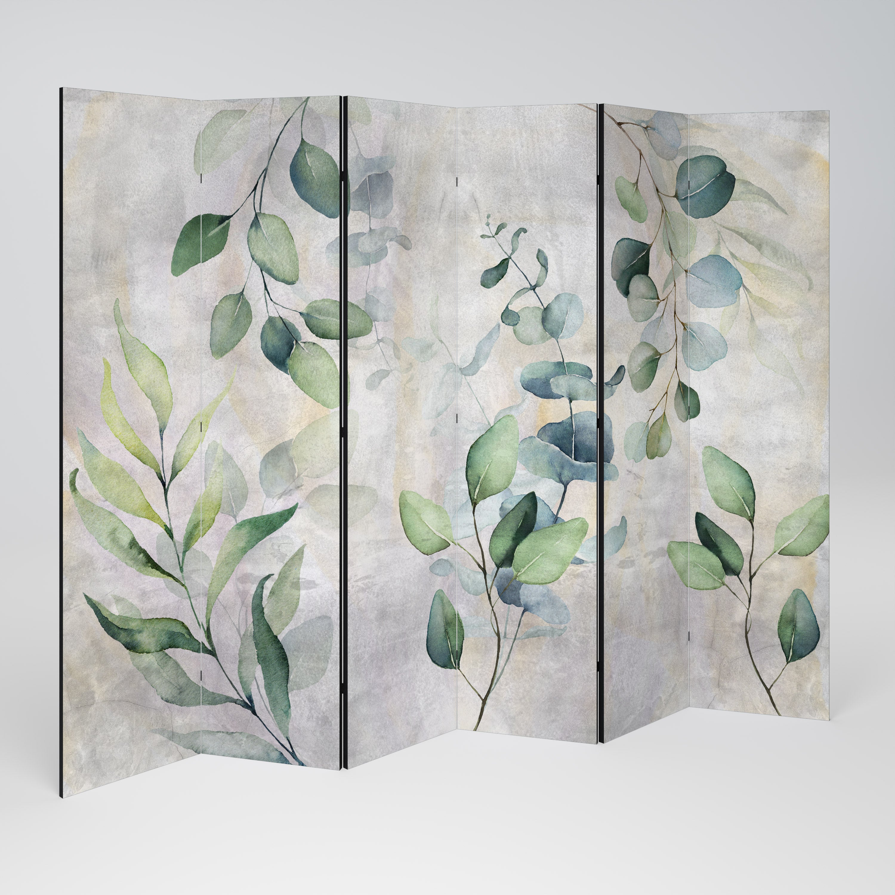 PEACEFUL SPRIGS 6-Panel Room Divider