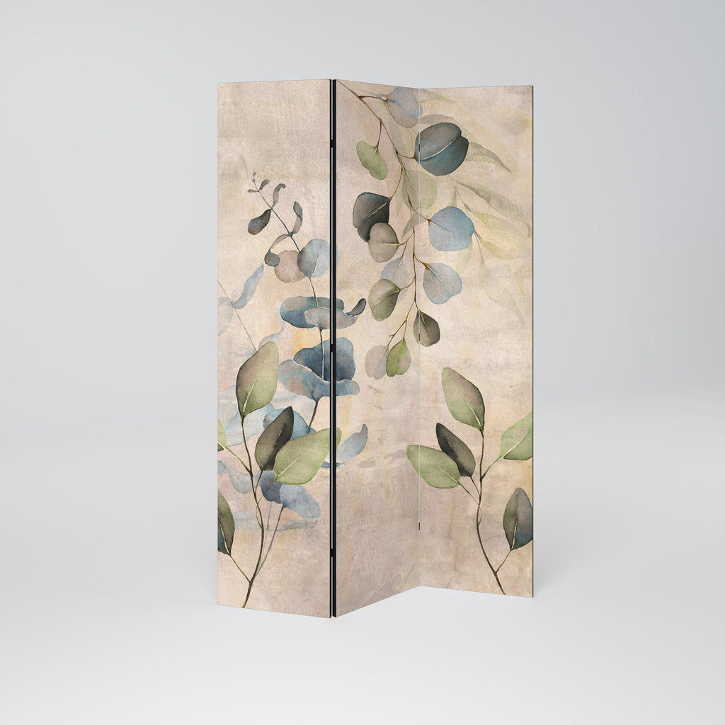 SOFT EARTHEN EMBRACE Decorative 3-Panel Room Divider