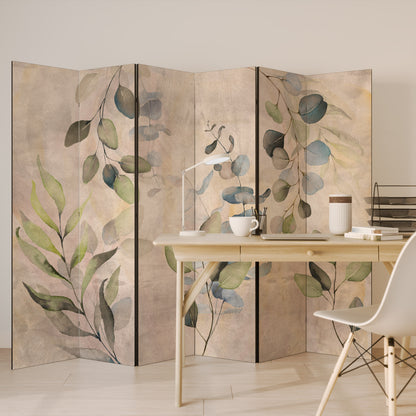 SOFT EARTHEN EMBRACE 6-Panel Room Divider