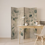 EARTHY TONED ELEGANCE 4-Panel Room Divider