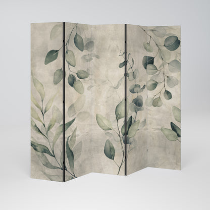 EARTHY TONED ELEGANCE 5-Panel Room Divider