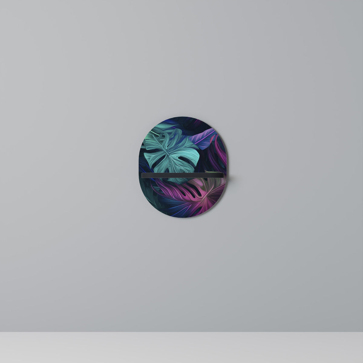 PSYCHODELIC MONSTERA Art Shelf