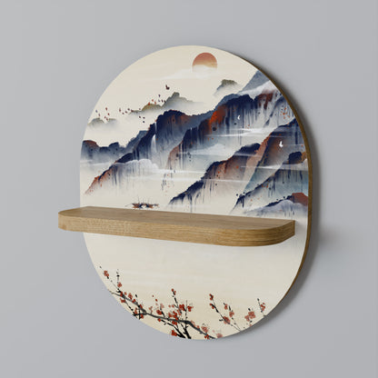 JAPANESE LANDSCAPE Art Shelf