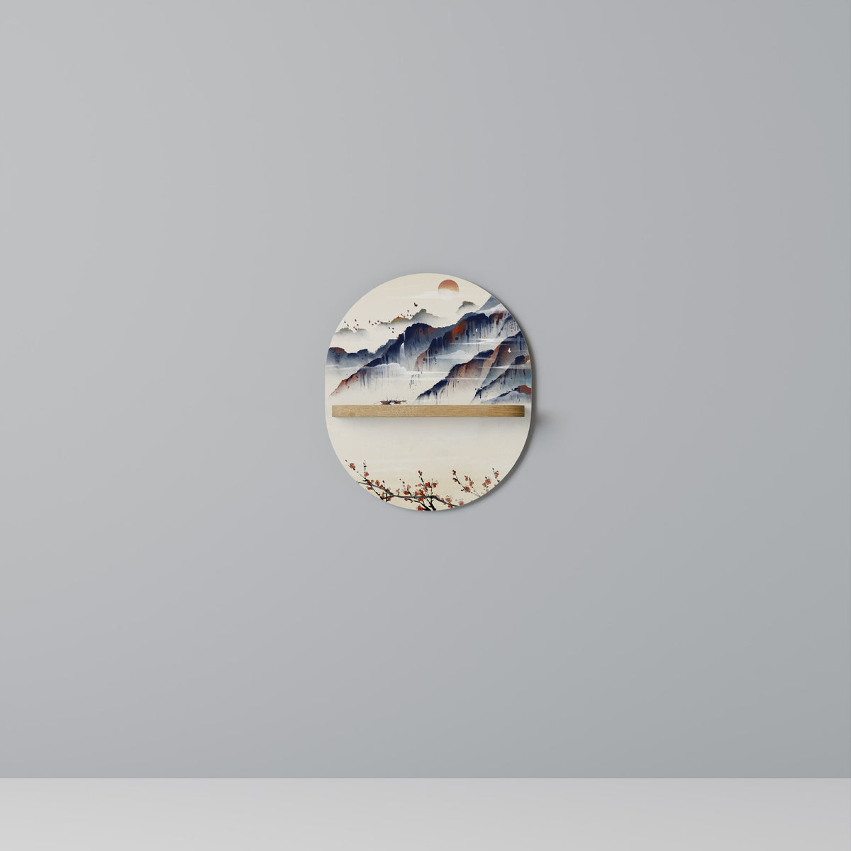 JAPANESE LANDSCAPE Art Shelf