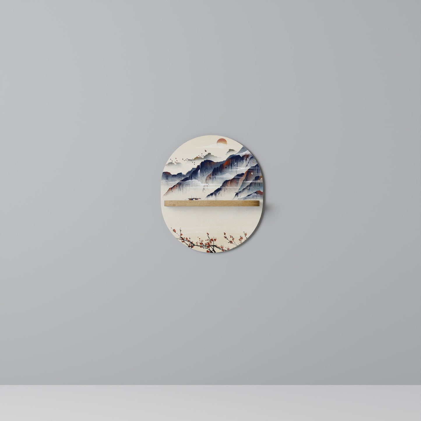 JAPANESE LANDSCAPE Art Shelf