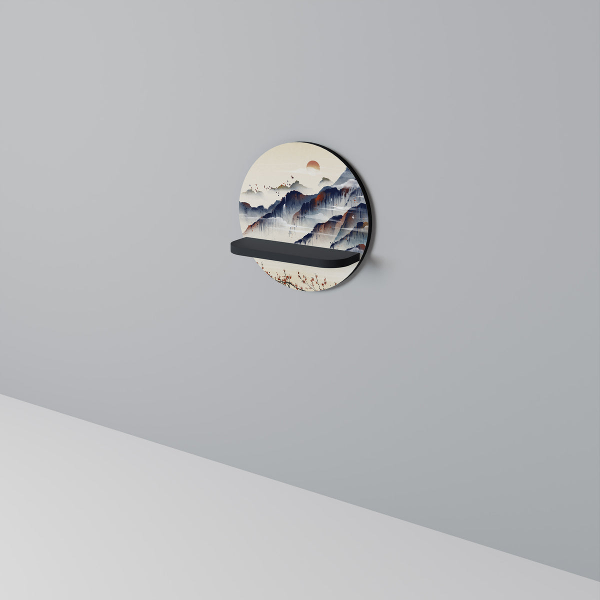 JAPANESE LANDSCAPE Art Shelf