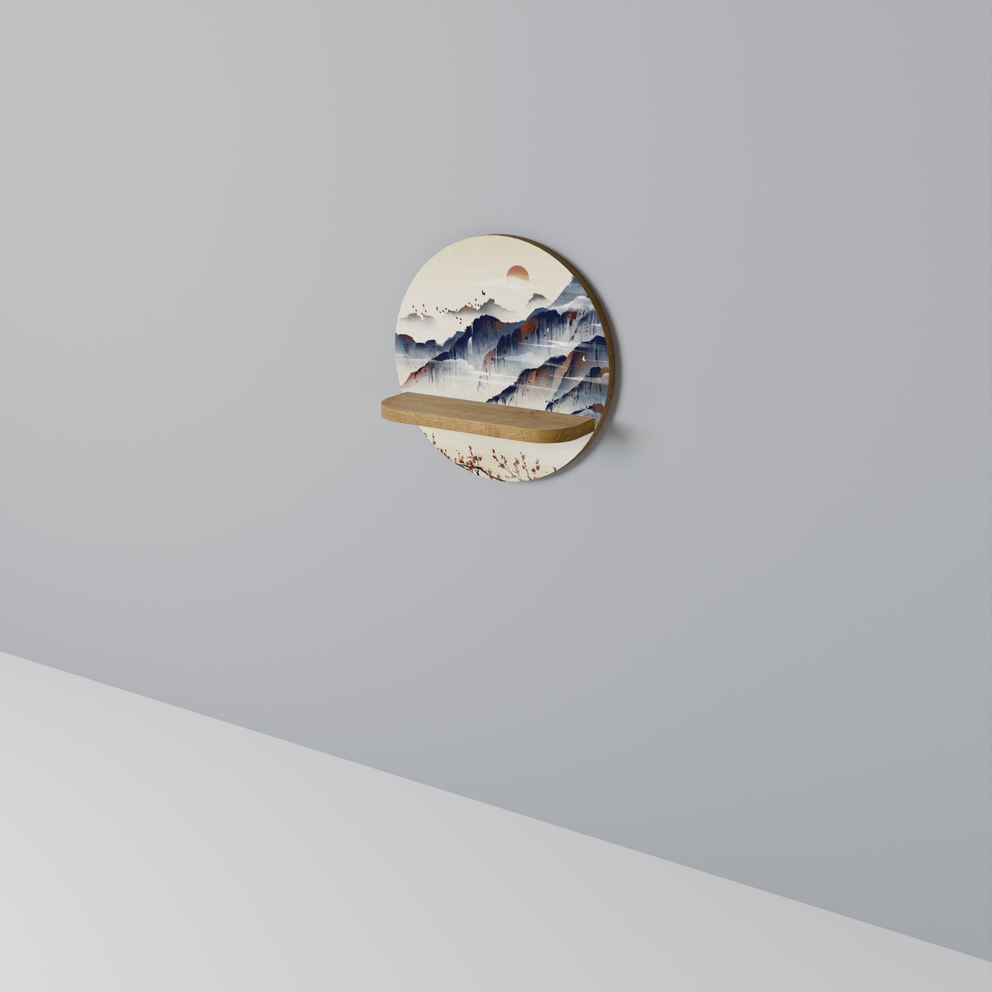 JAPANESE LANDSCAPE Art Shelf