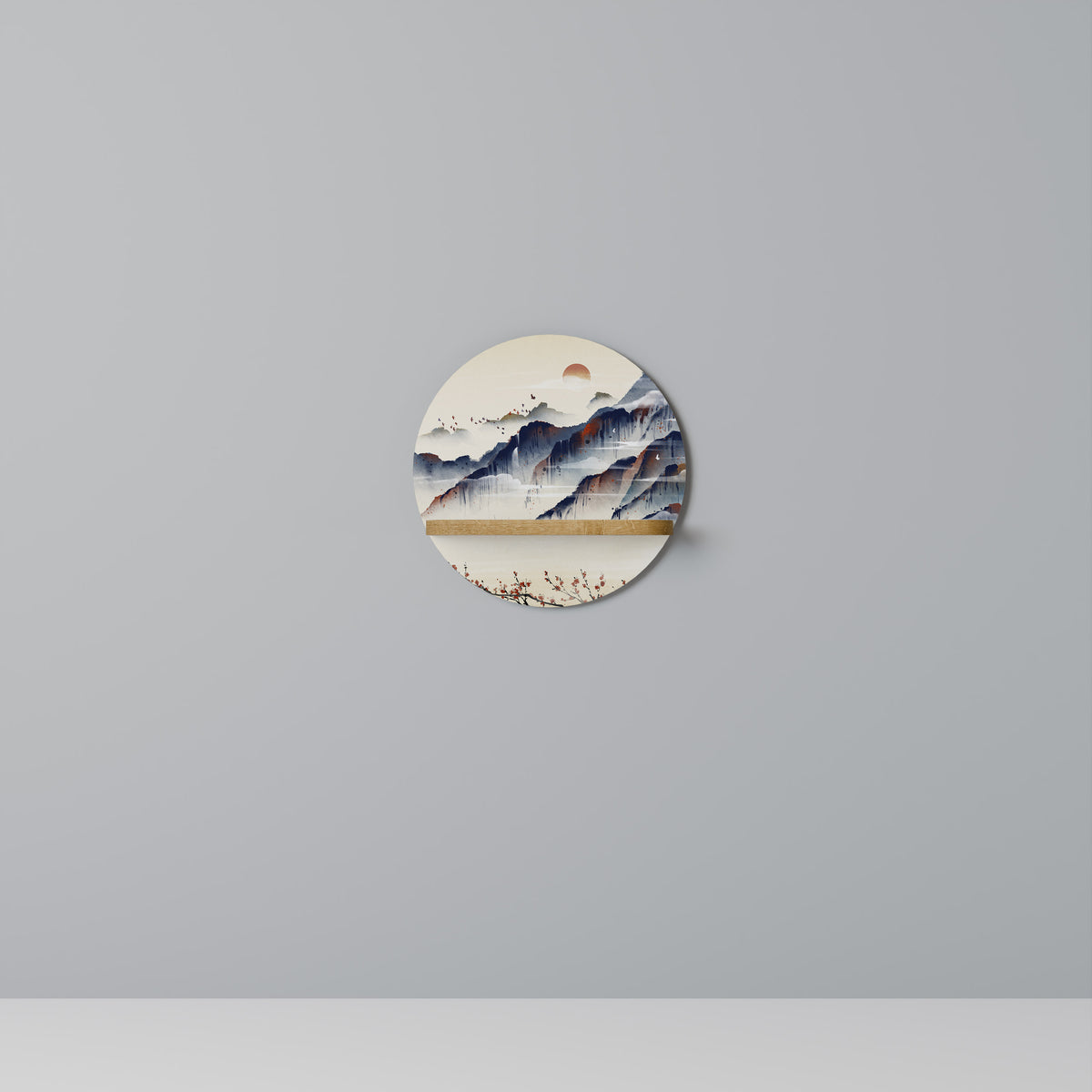 JAPANESE LANDSCAPE Art Shelf