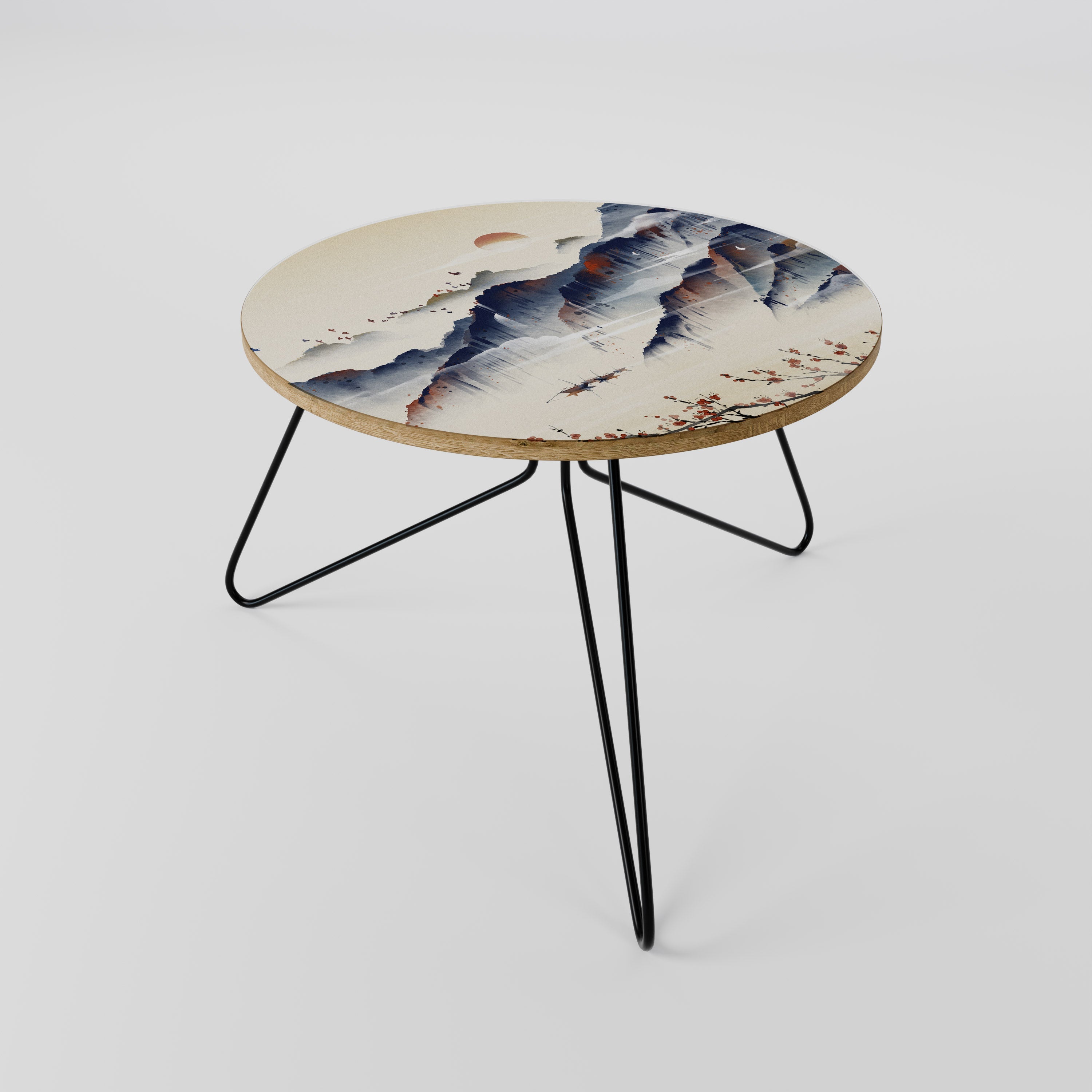 Table basse PAYSAGE JAPONAIS 60