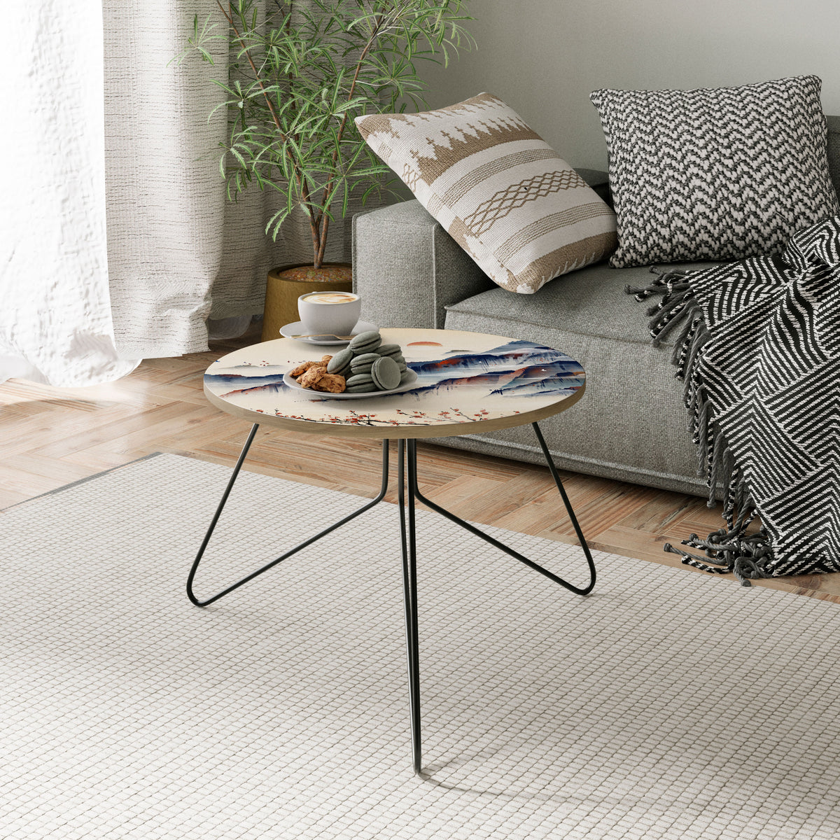 JAPANESE LANDSCAPE Coffee Table