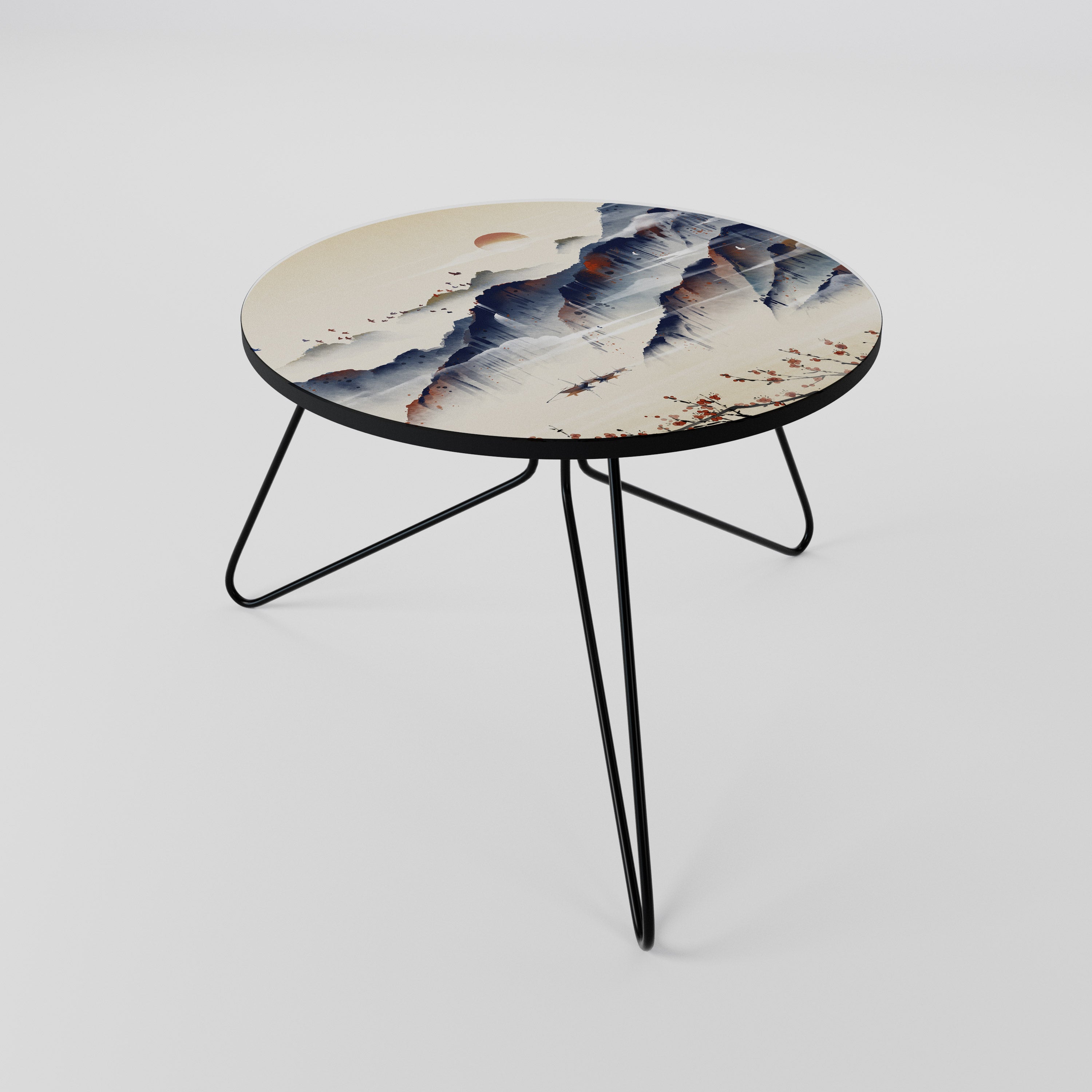 Table basse PAYSAGE JAPONAIS 60