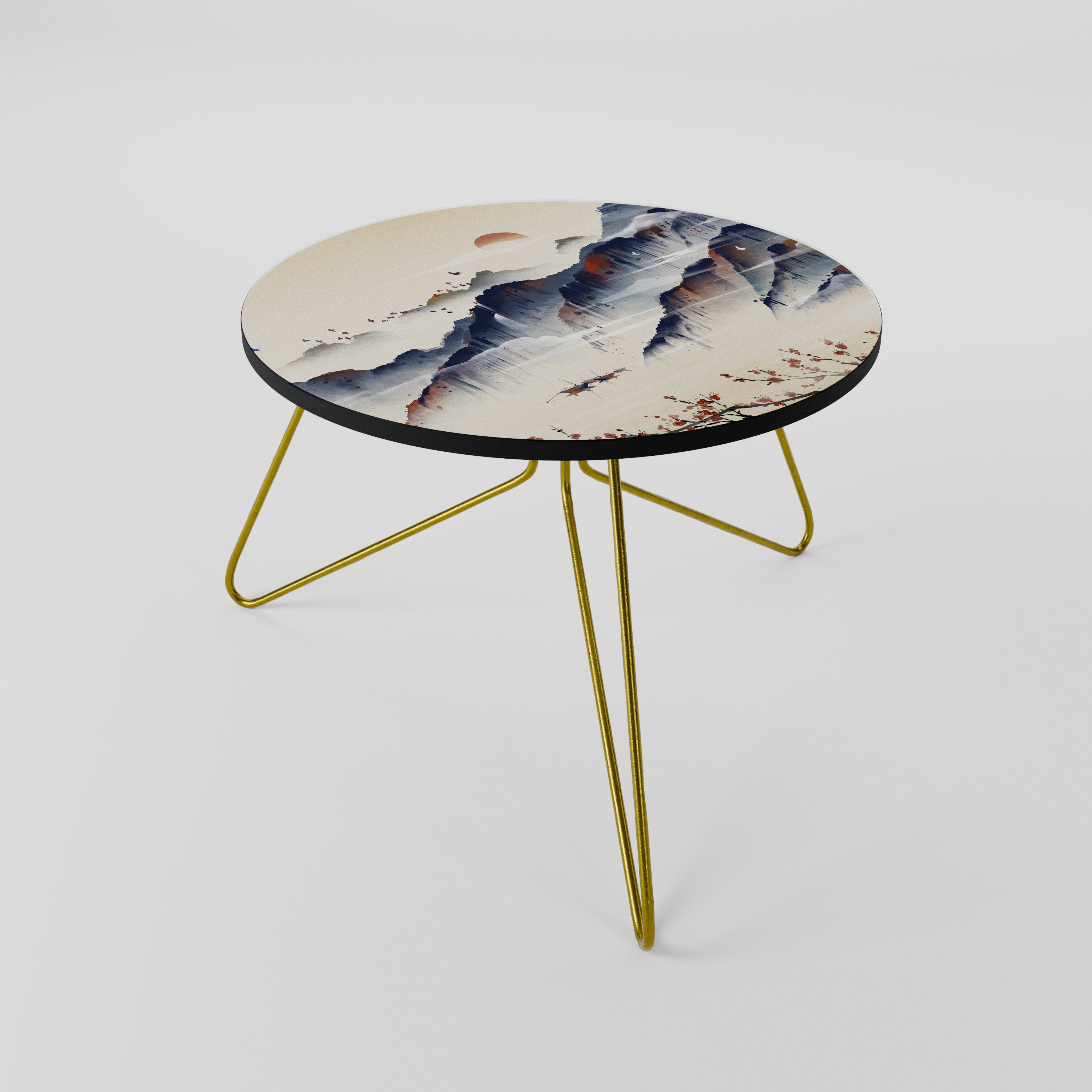 Table basse PAYSAGE JAPONAIS 60