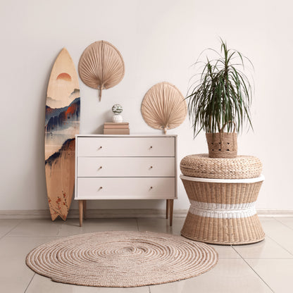JAPANESE LANDSCAPE Surfboard Decorative Panel