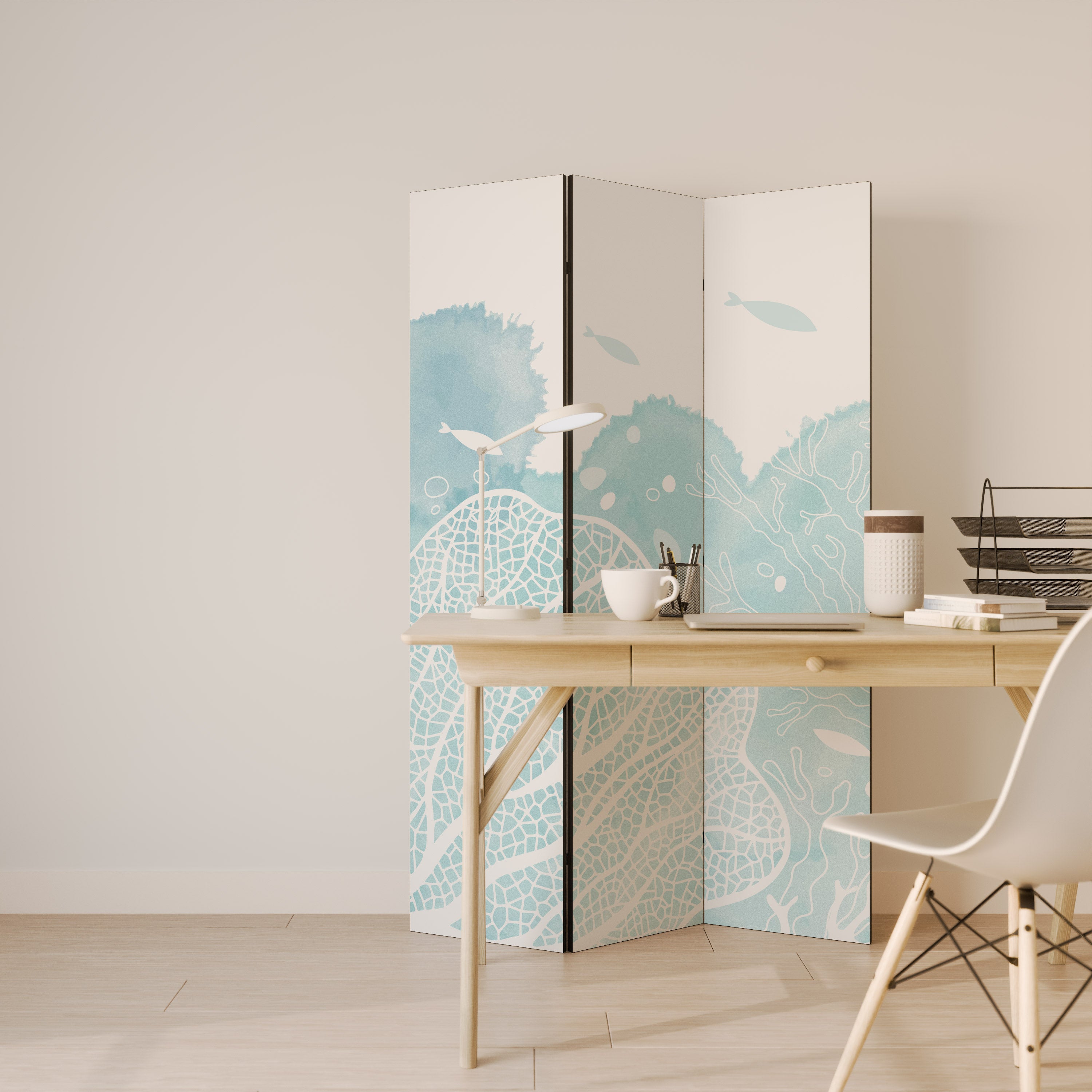 UNDERWATER PLEASURES 3-Panel Room Divider