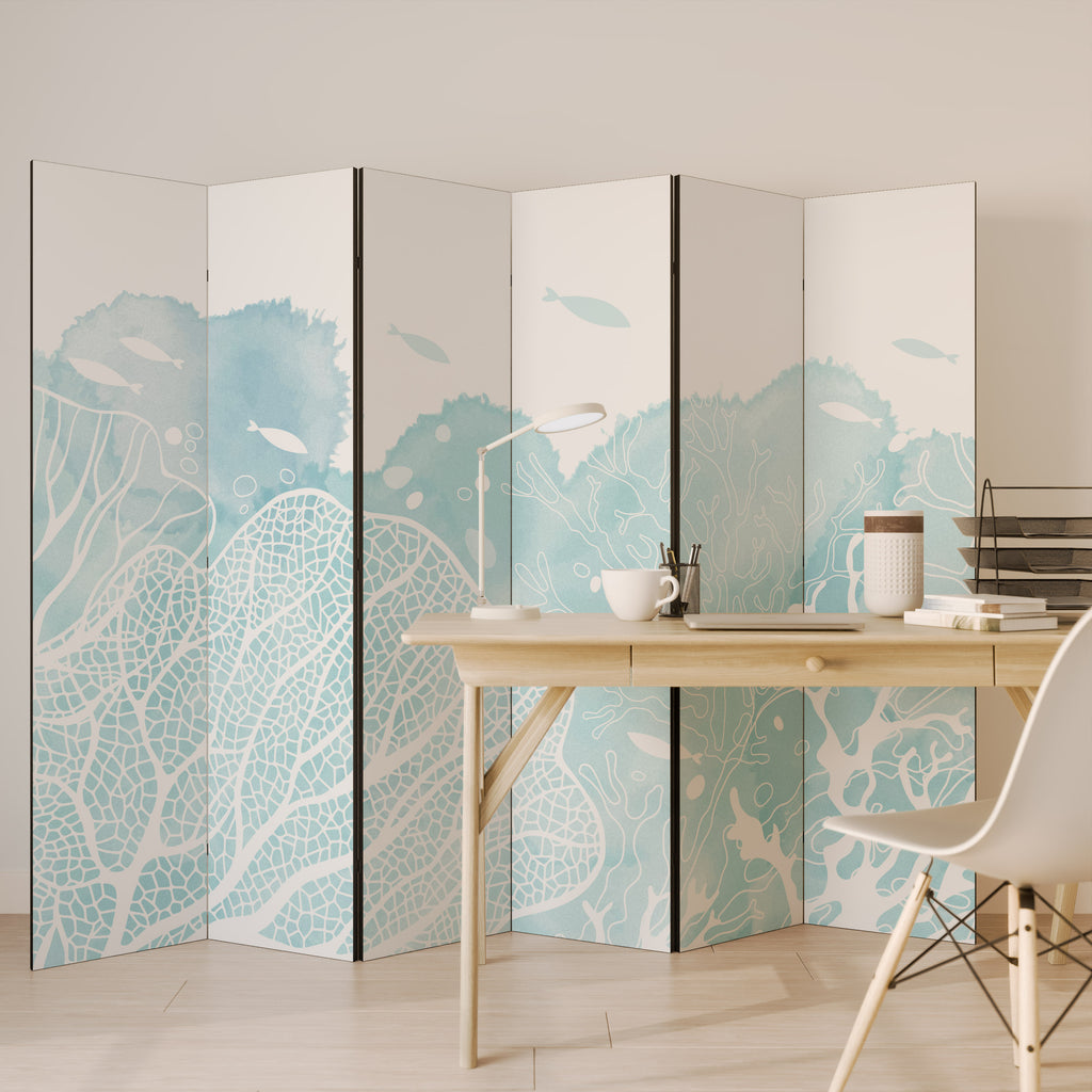 UNDERWATER PLEASURES 6-Panel Room Divider