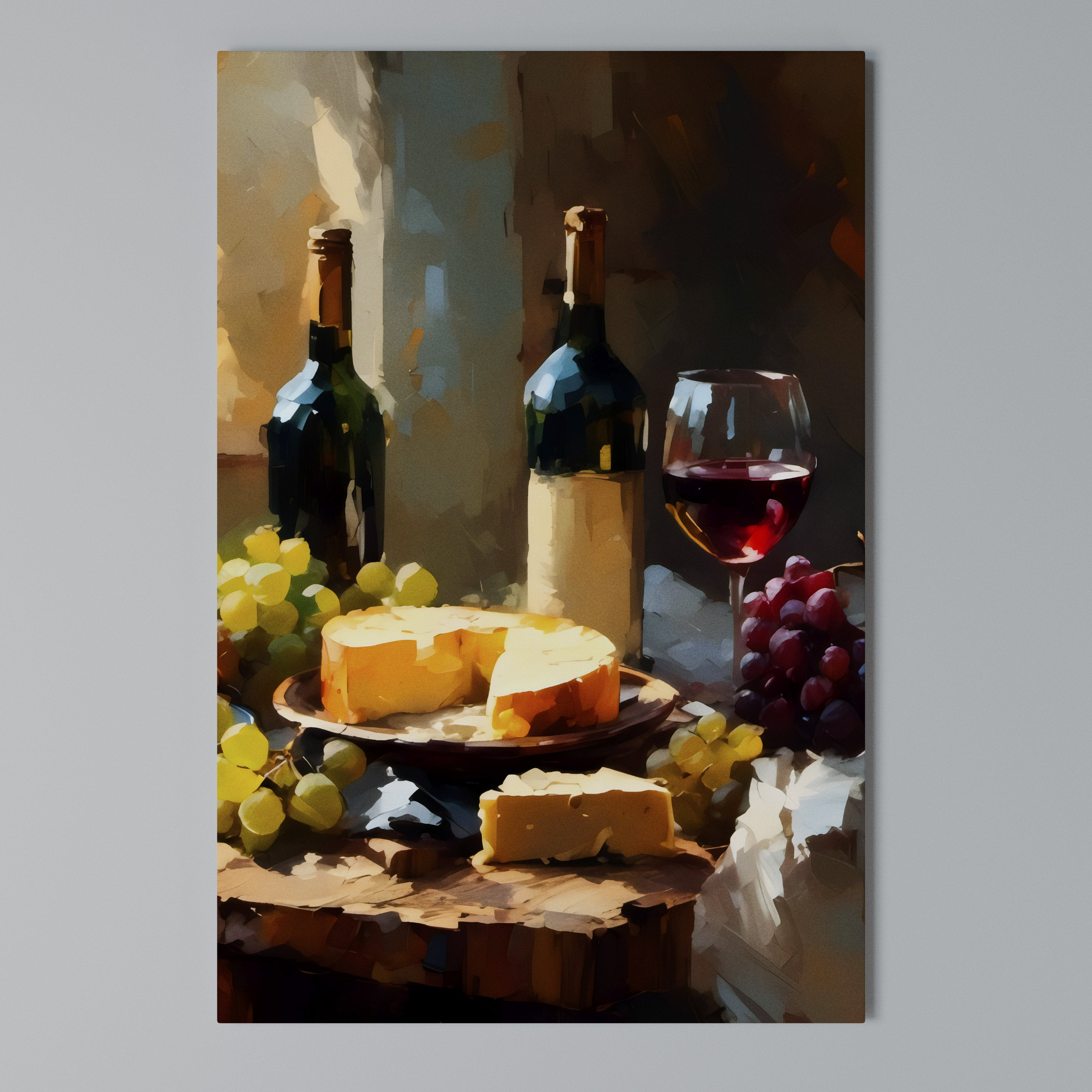 VINTAGE VINEYARD LUXURY Vertical Canvas Print
