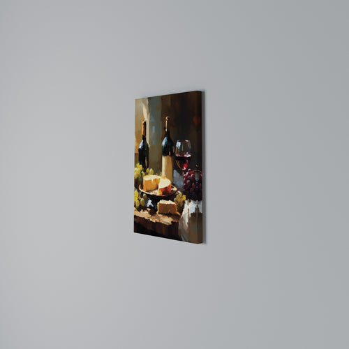 VINTAGE VINEYARD LUXURY Vertical Canvas Print