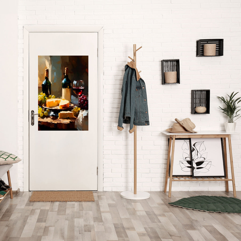 Affiche verticale autocollante VINTAGE VINEYARD LUXURY