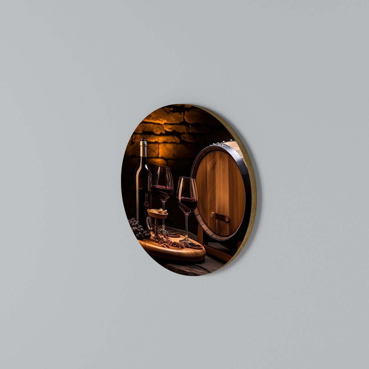 VINTAGE VIGNETTE Round Wall Art