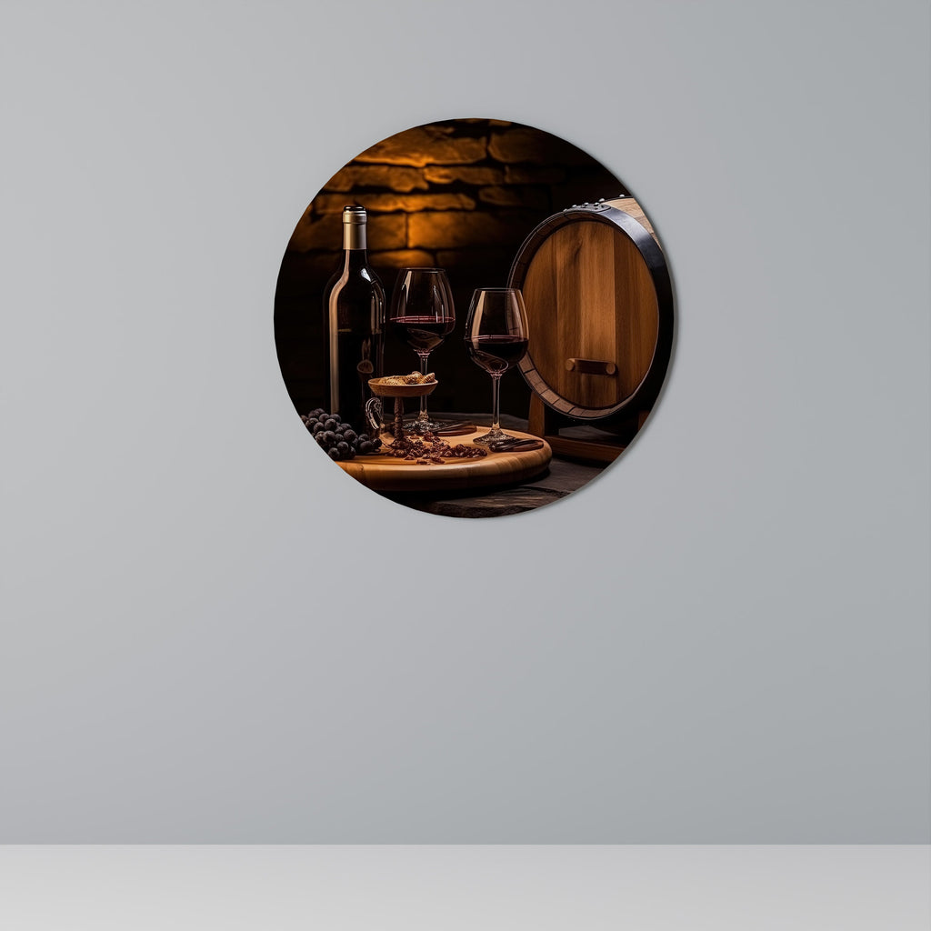 Décoration murale ronde VIGNETTE VINTAGE