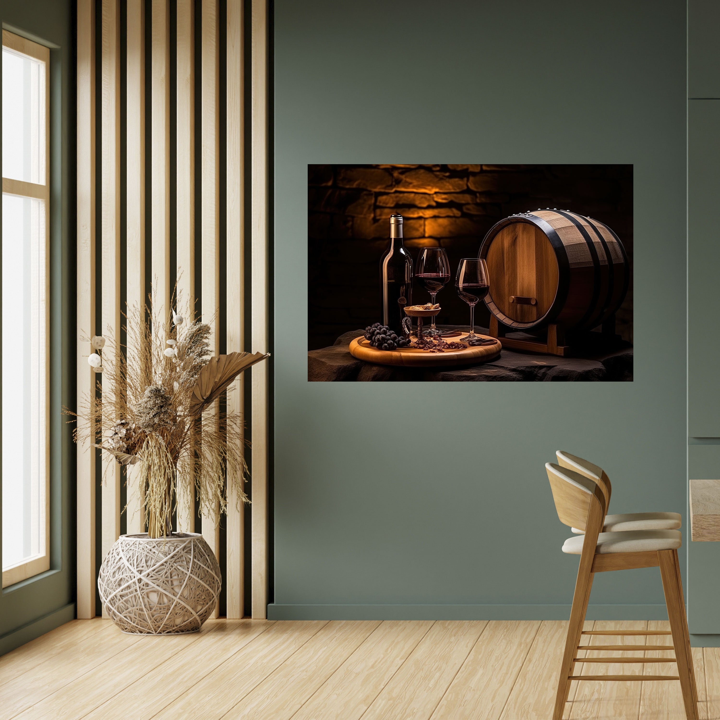 Affiche horizontale autocollante VIGNETTE VINTAGE