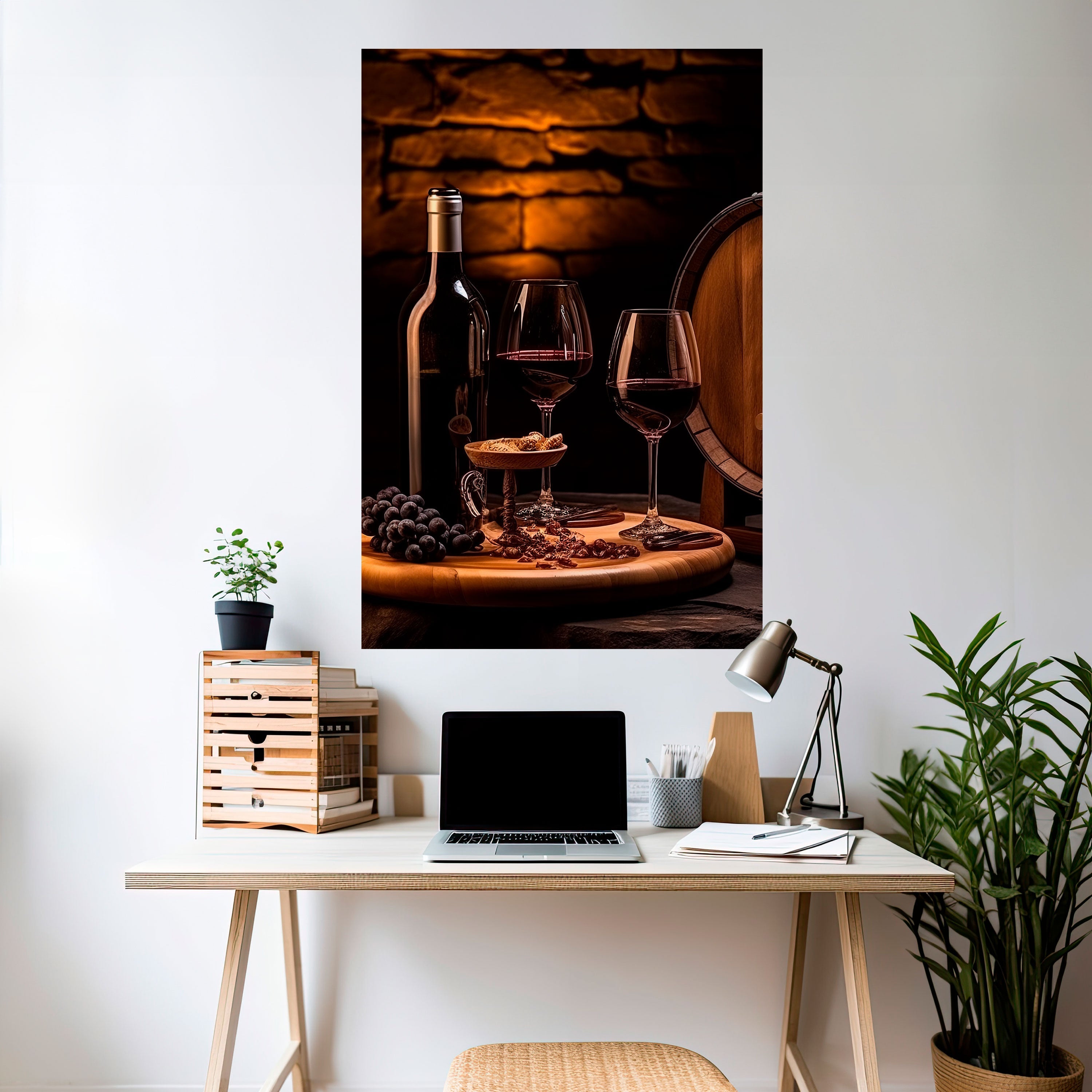 Affiche verticale autocollante VINTAGE VIGNETTE