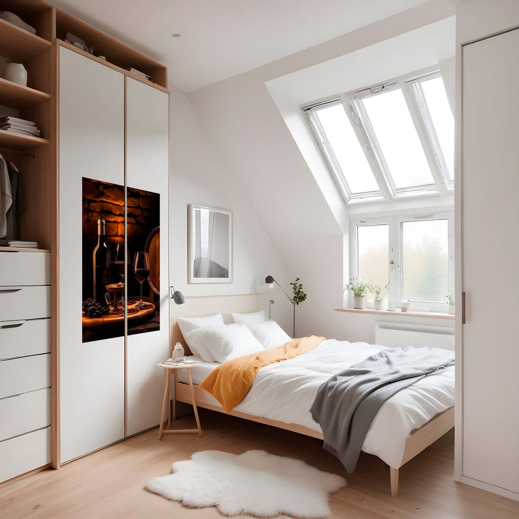 Affiche verticale autocollante VINTAGE VIGNETTE