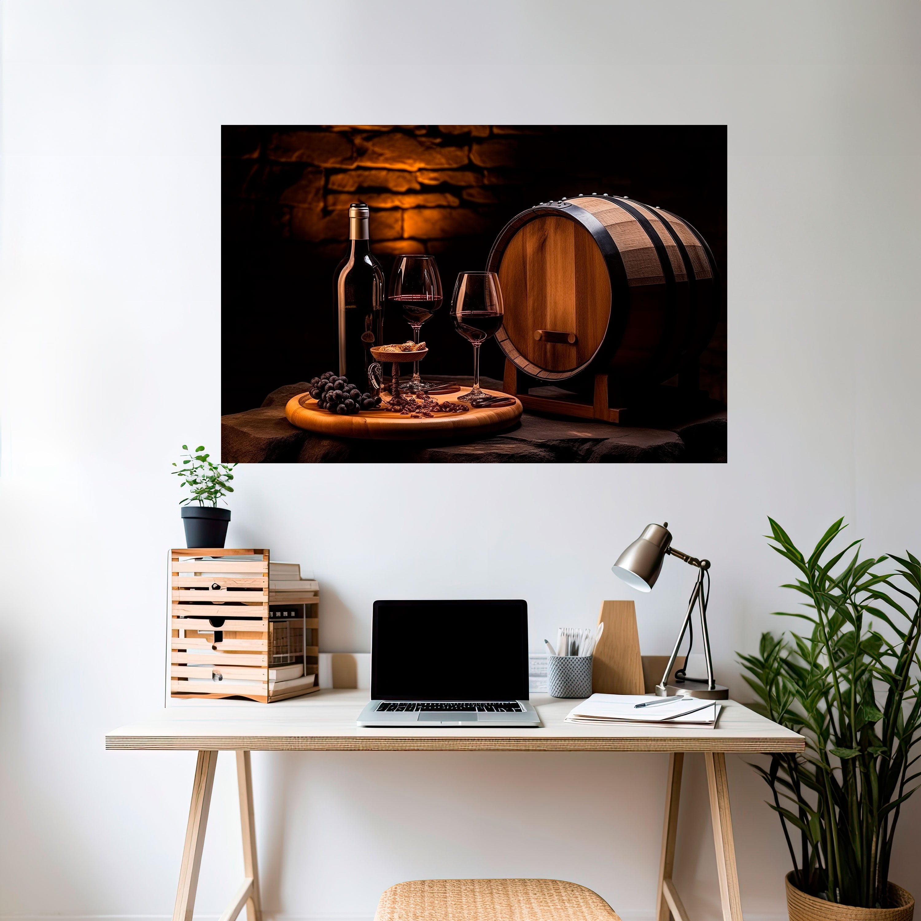 Affiche horizontale autocollante VIGNETTE VINTAGE