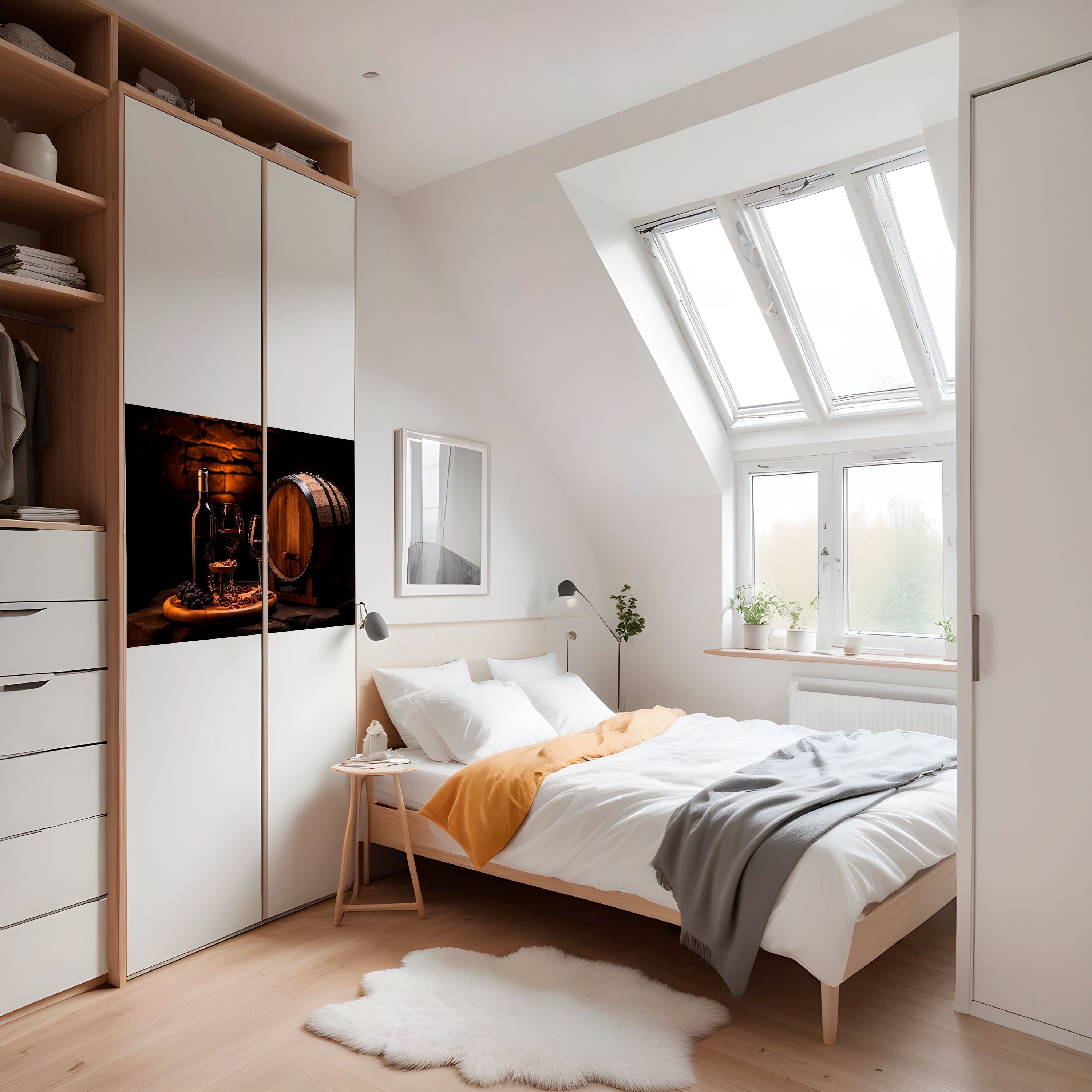 Affiche horizontale autocollante VIGNETTE VINTAGE