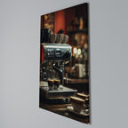 BARISTA’S DREAM MACHINE Vertical Canvas Print