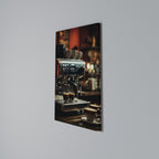 BARISTA’S DREAM MACHINE Vertical Canvas Print