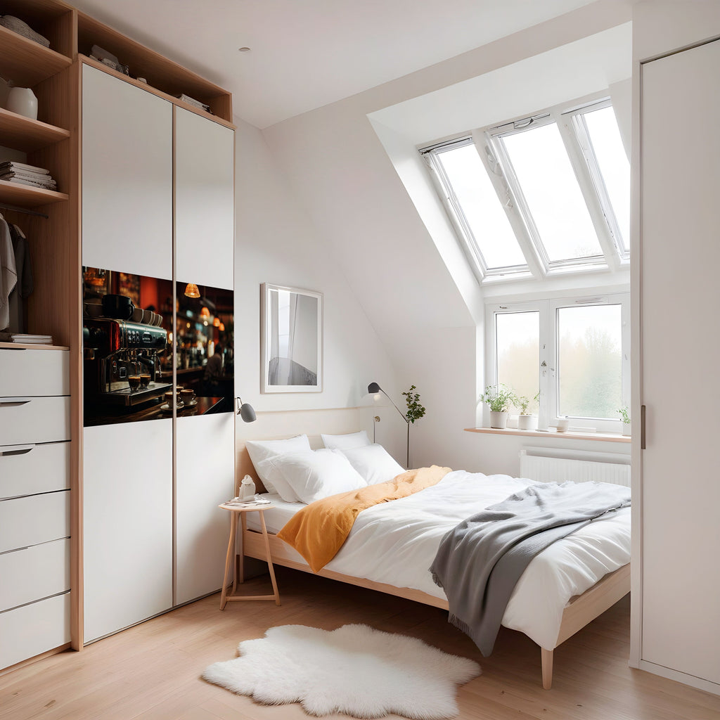 Affiche horizontale autocollante BARISTA'S DREAM MACHINE