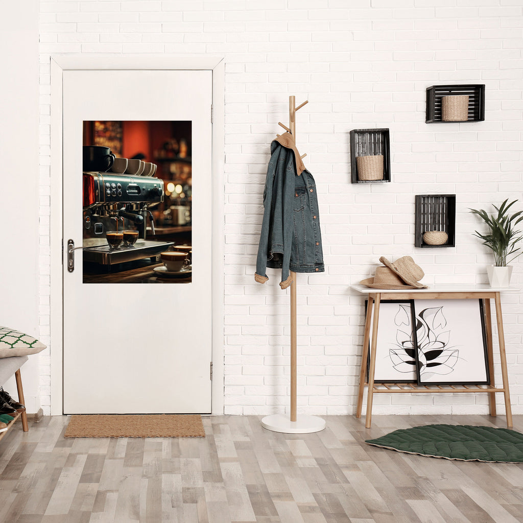 Affiche verticale autocollante BARISTA'S DREAM MACHINE