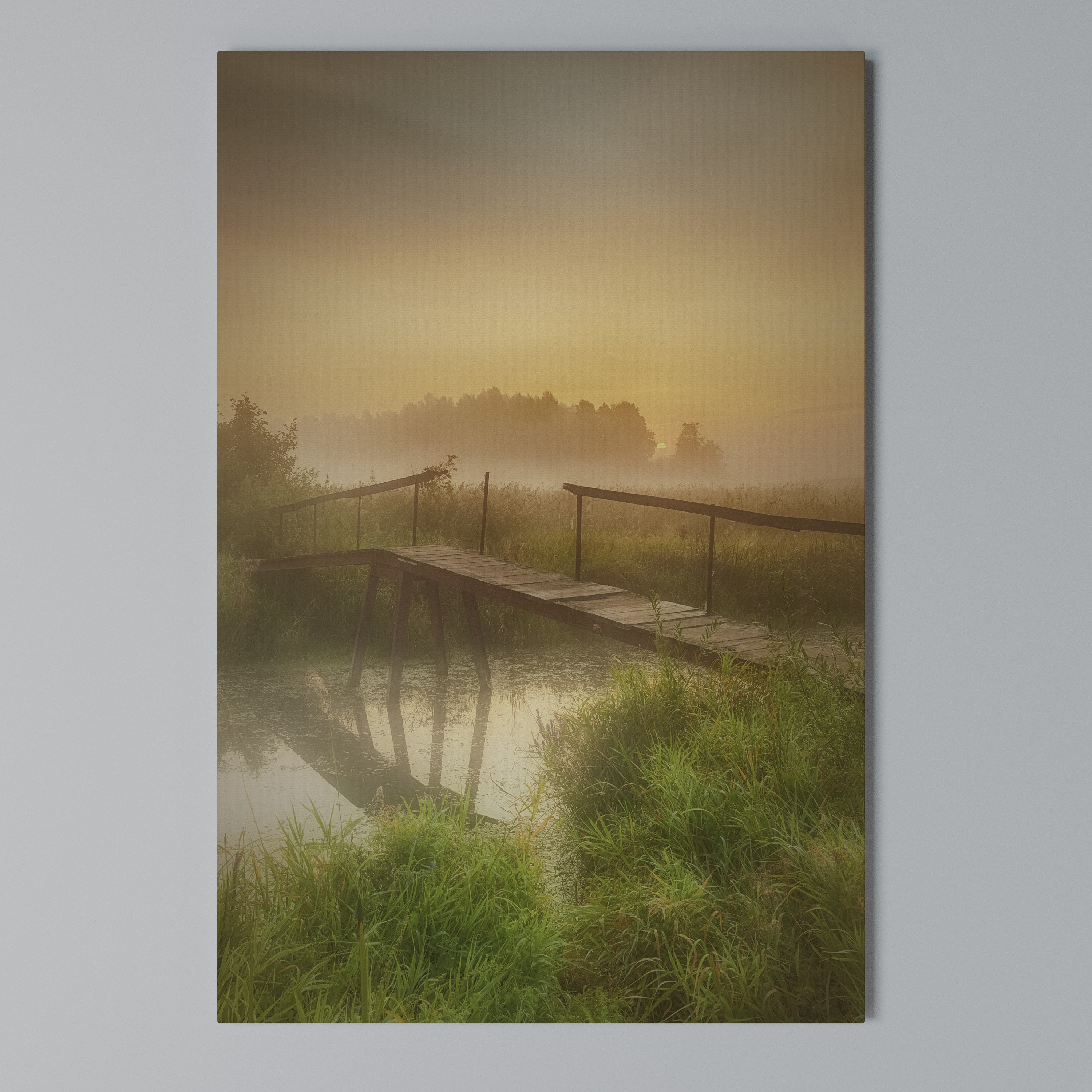 DREAMY HAZE Vertical Canvas Print