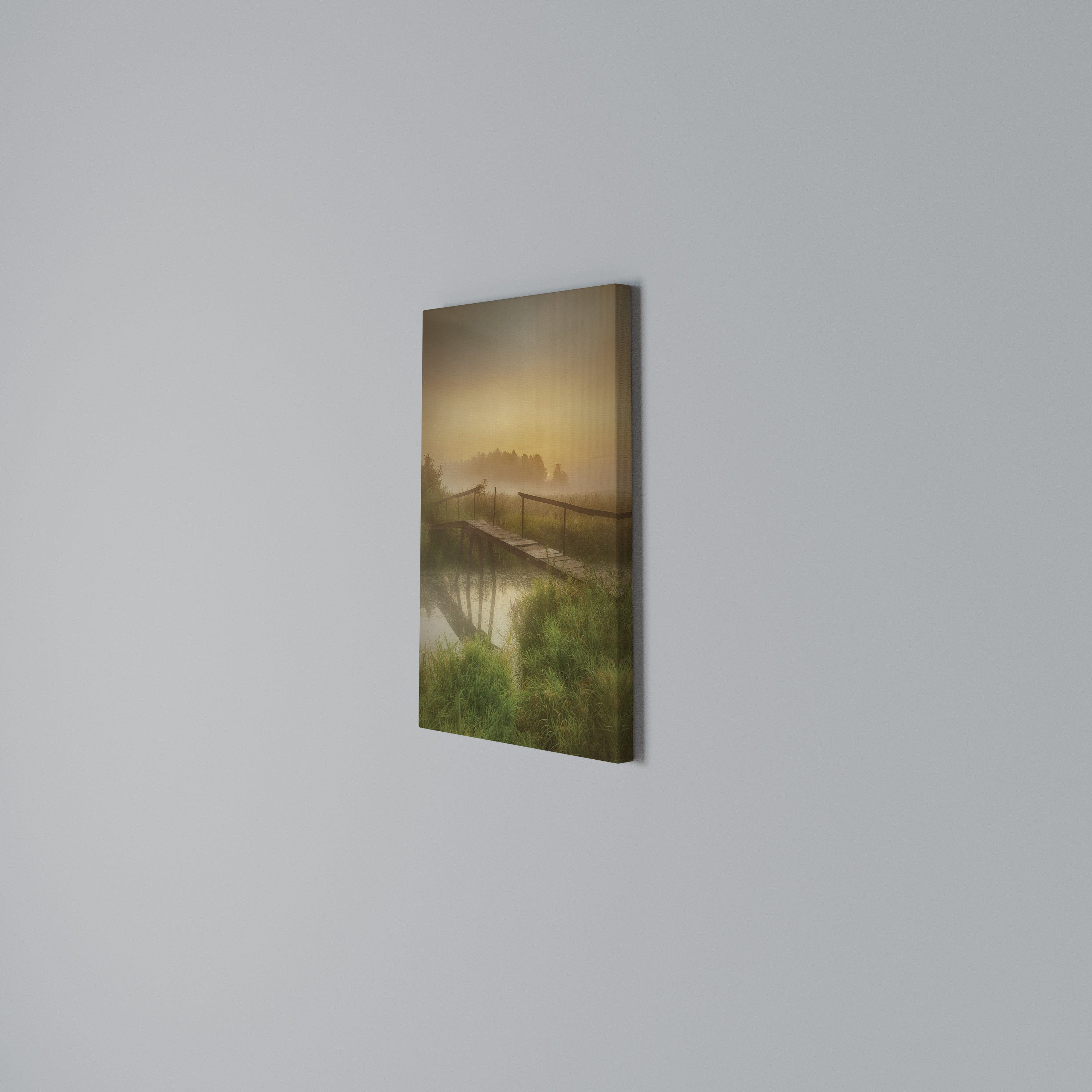 DREAMY HAZE Vertical Canvas Print