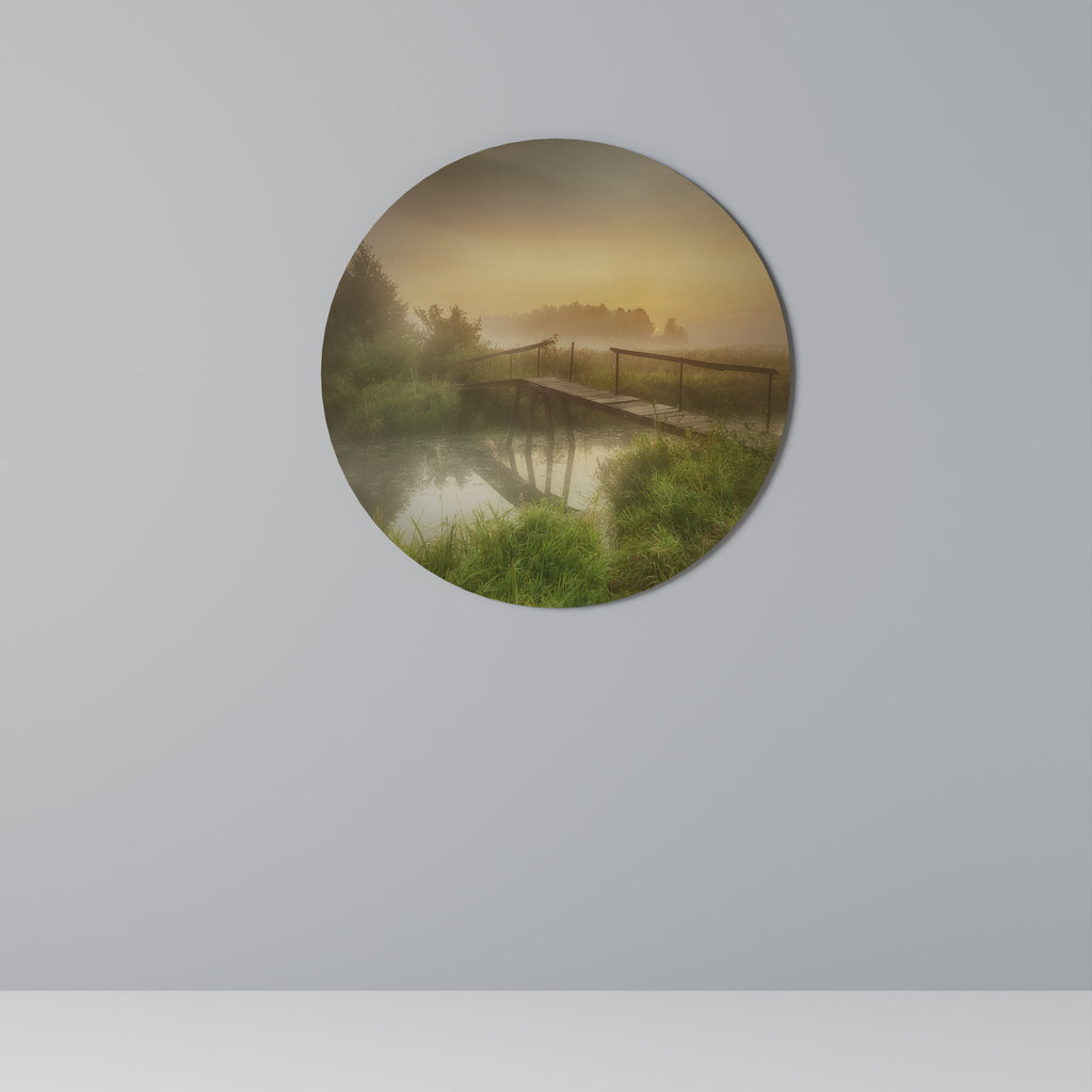 Décoration murale ronde DREAMY HAZE