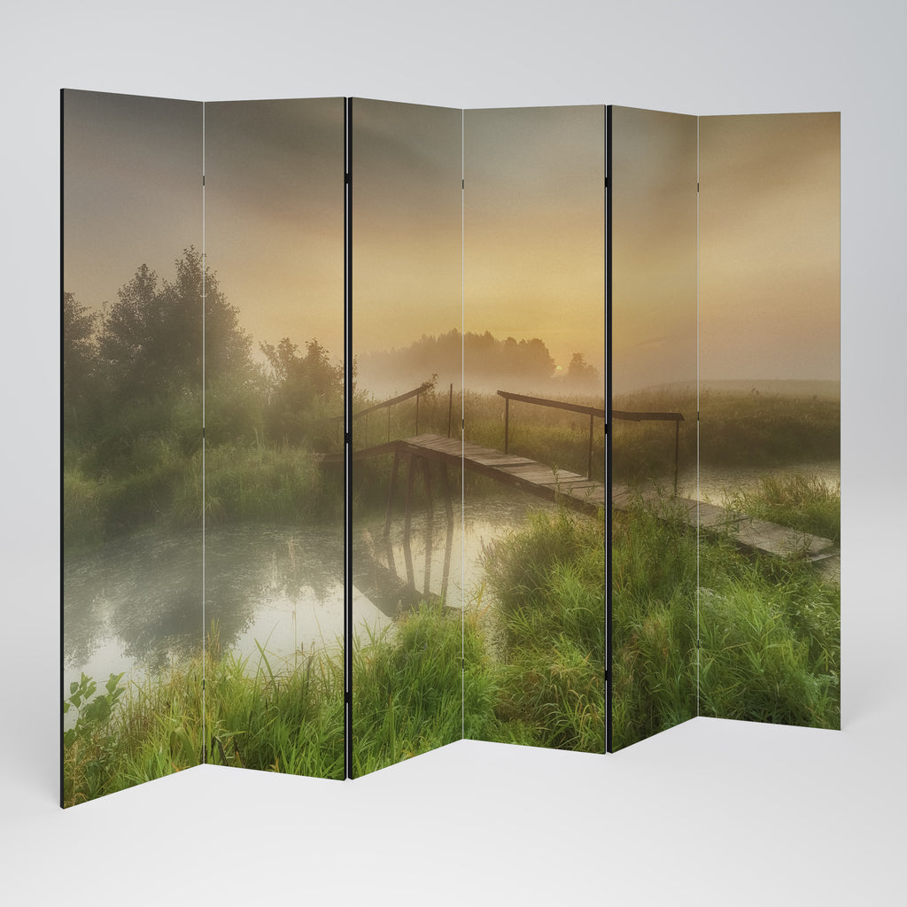 DREAMY HAZE 6-Panel Room Divider