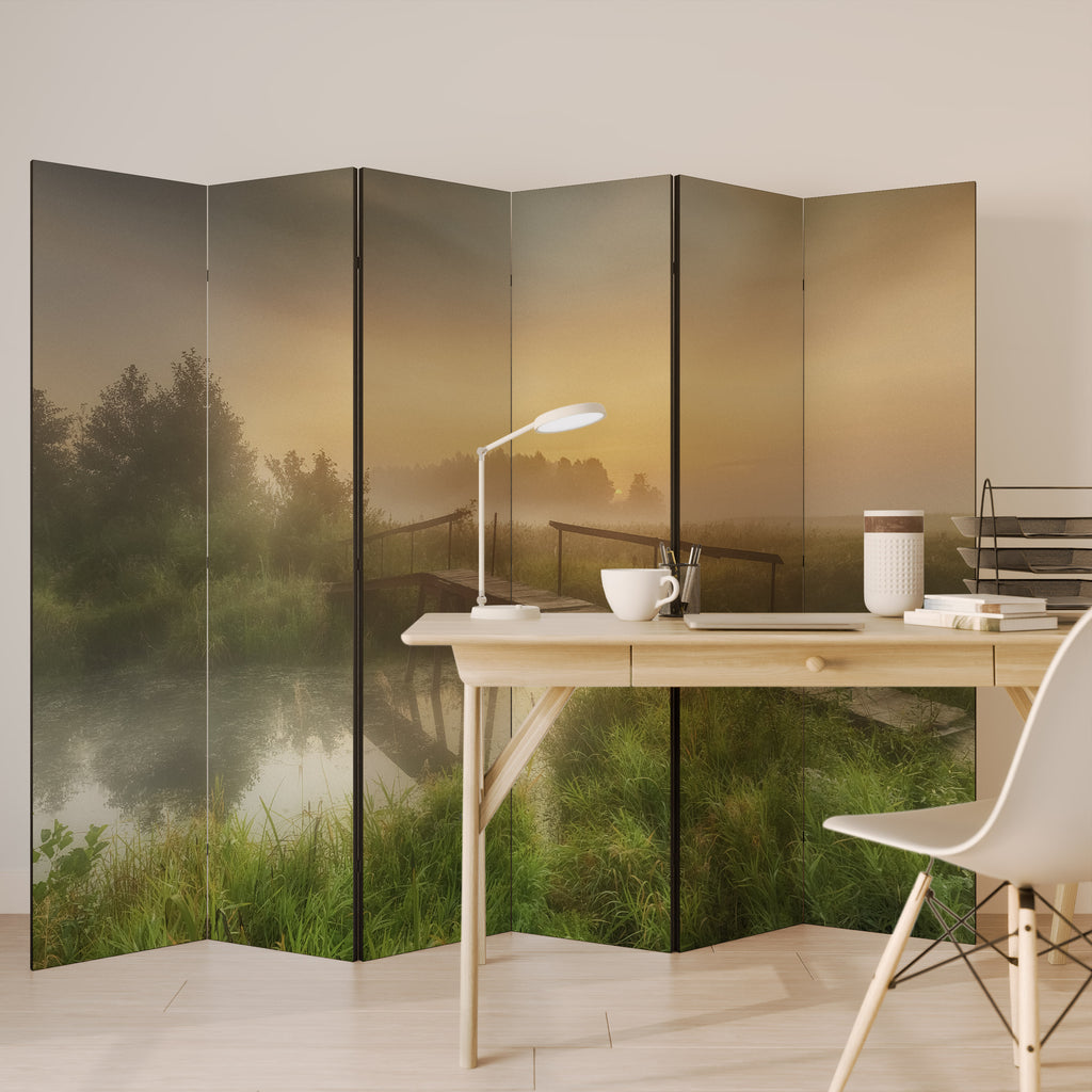 DREAMY HAZE 6-Panel Room Divider