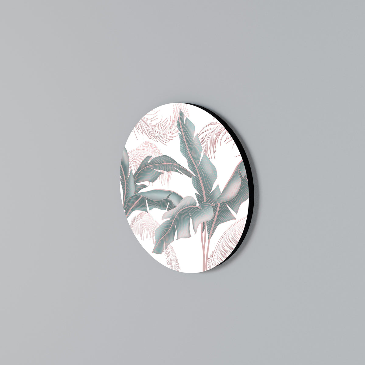 DELICATE BLISS Round Wall Art