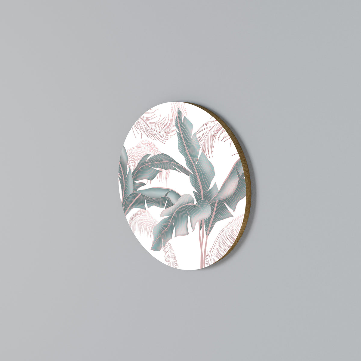 DELICATE BLISS Round Wall Art
