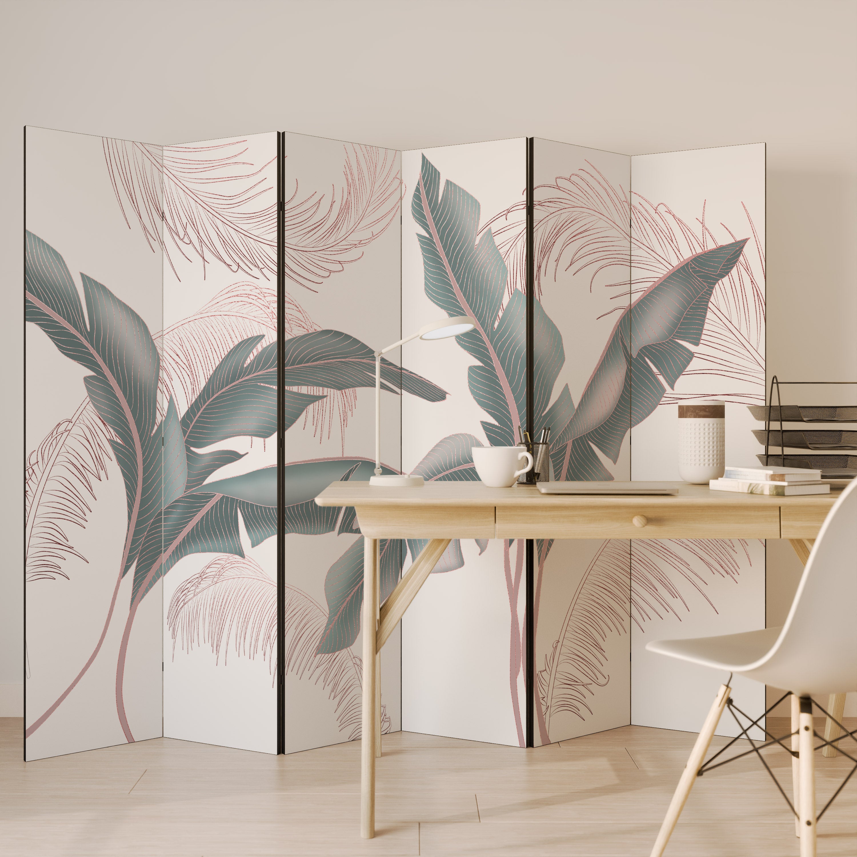 DELICATE BLISS 6-Panel Room Divider