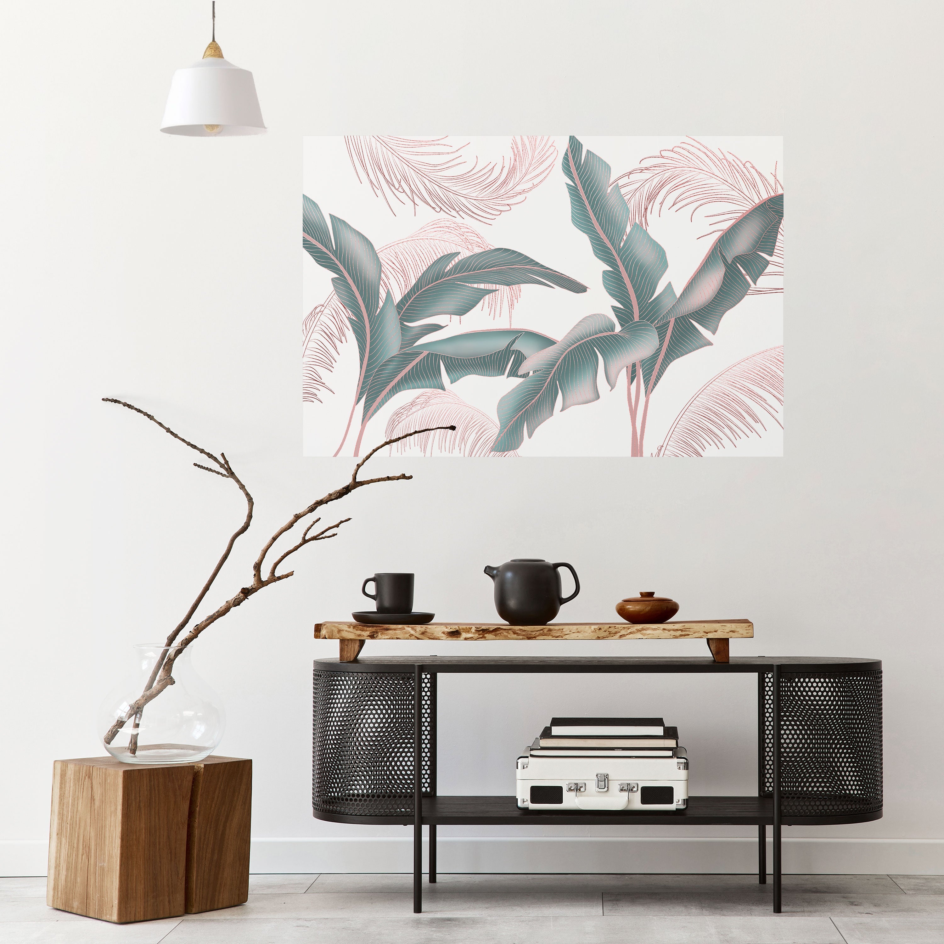 Affiche horizontale autocollante DELICATE BLISS