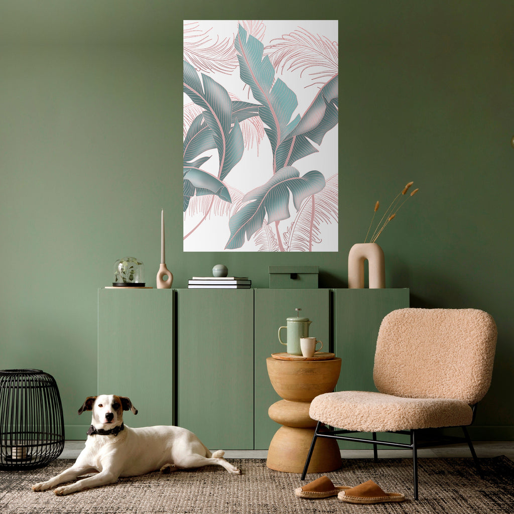 Affiche verticale autocollante DELICATE BLISS