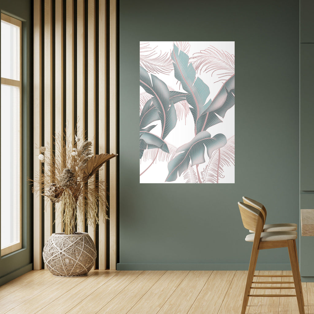 Affiche verticale autocollante DELICATE BLISS