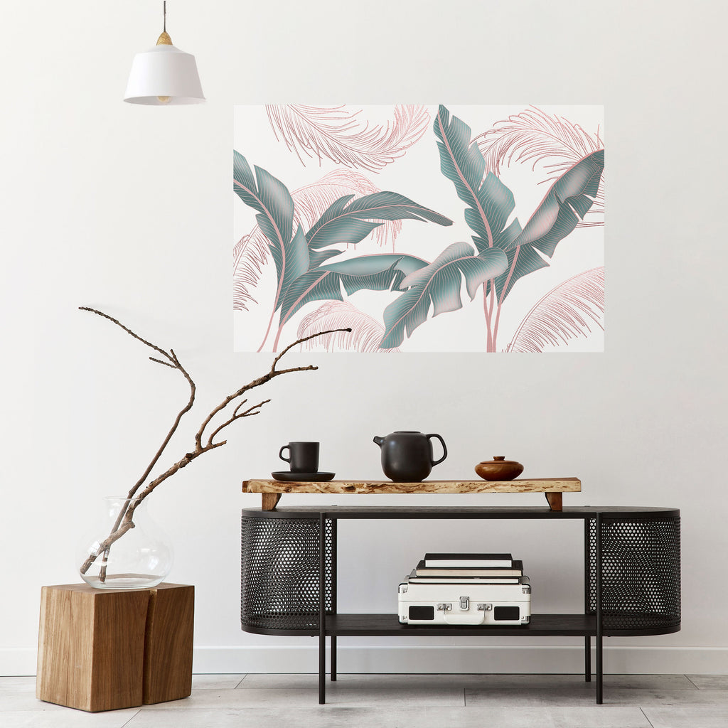 Affiche horizontale autocollante DELICATE BLISS