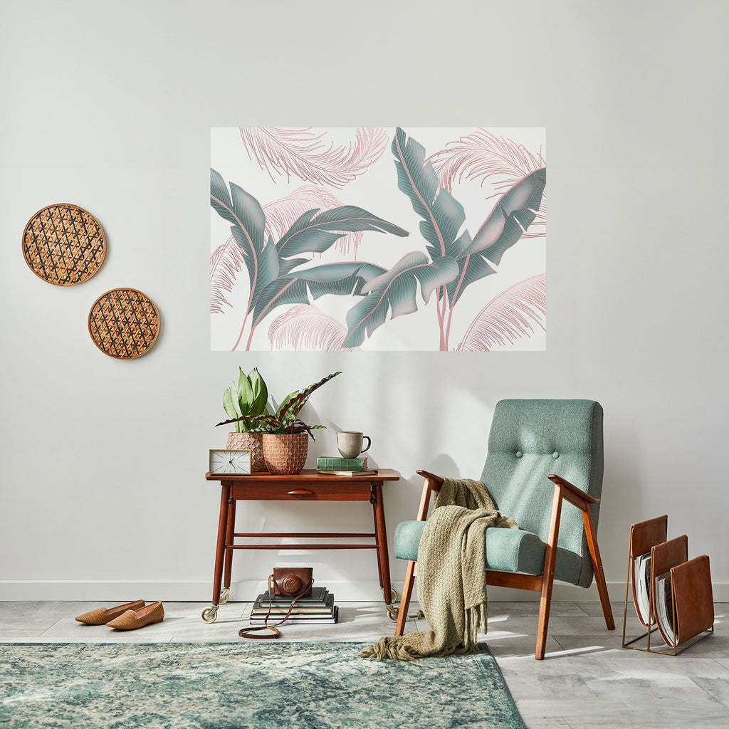 Affiche horizontale autocollante DELICATE BLISS